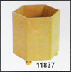 plain Hexagonal Waste Bin
