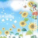 Colour Sunflowers front a
